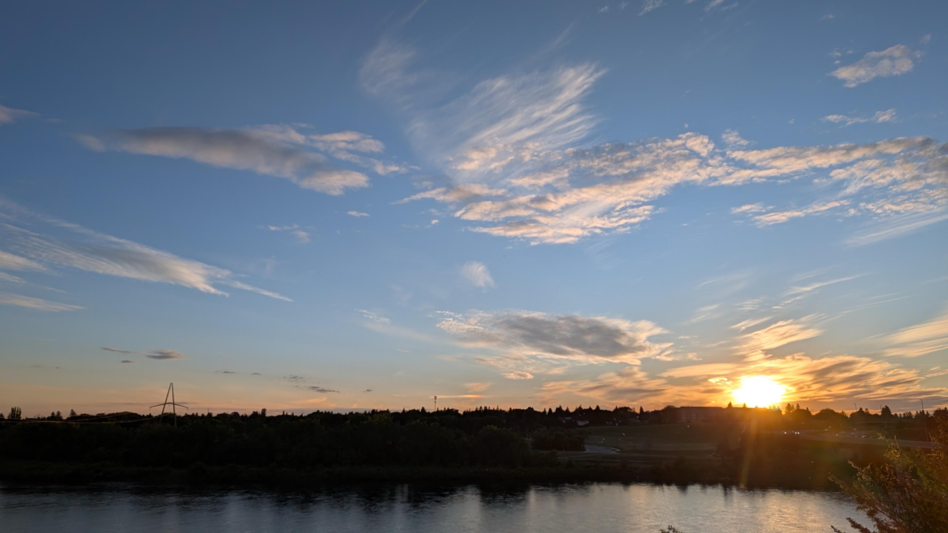 Saskatoon Sunset by the river